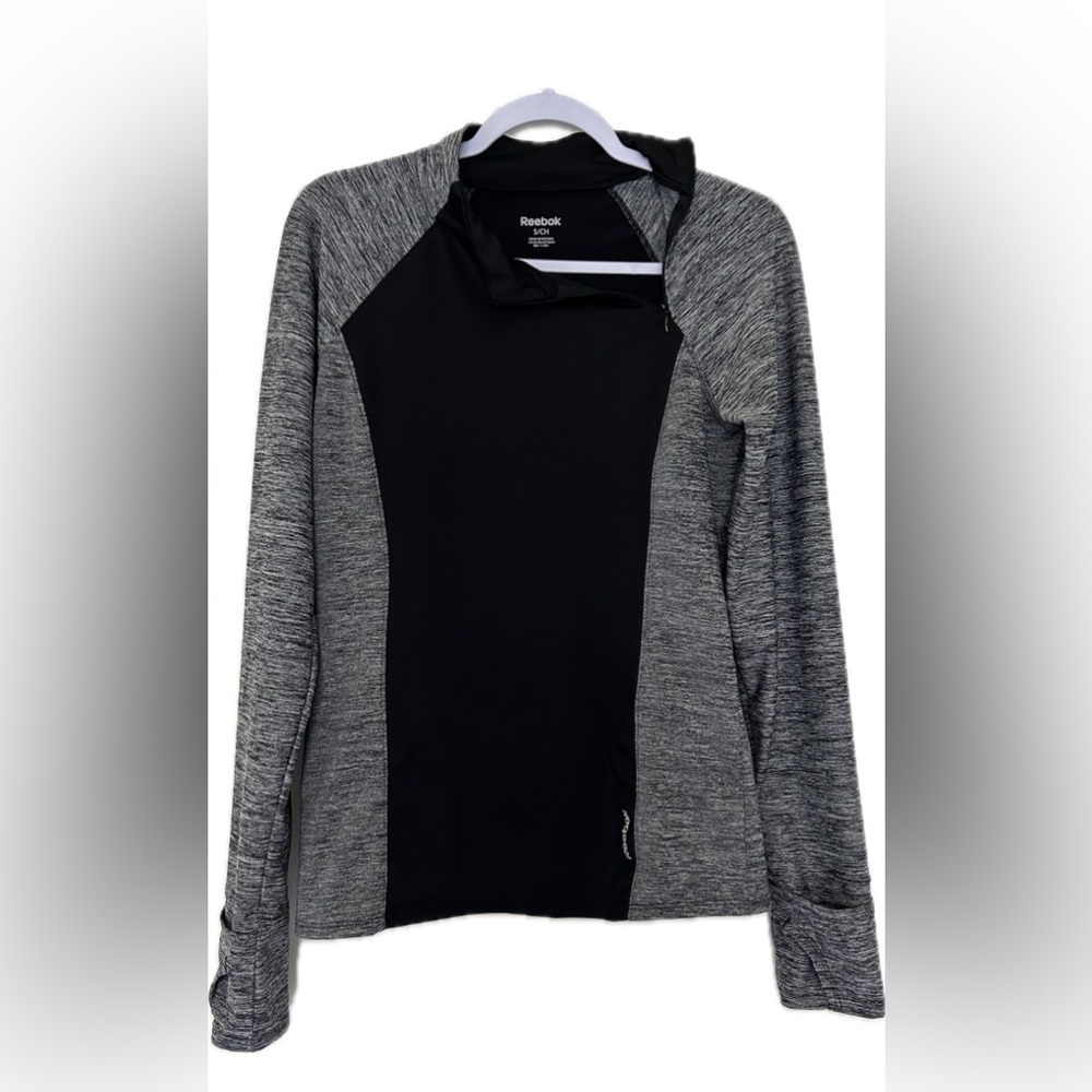 Reebok Black Long Sleeve Top Size S